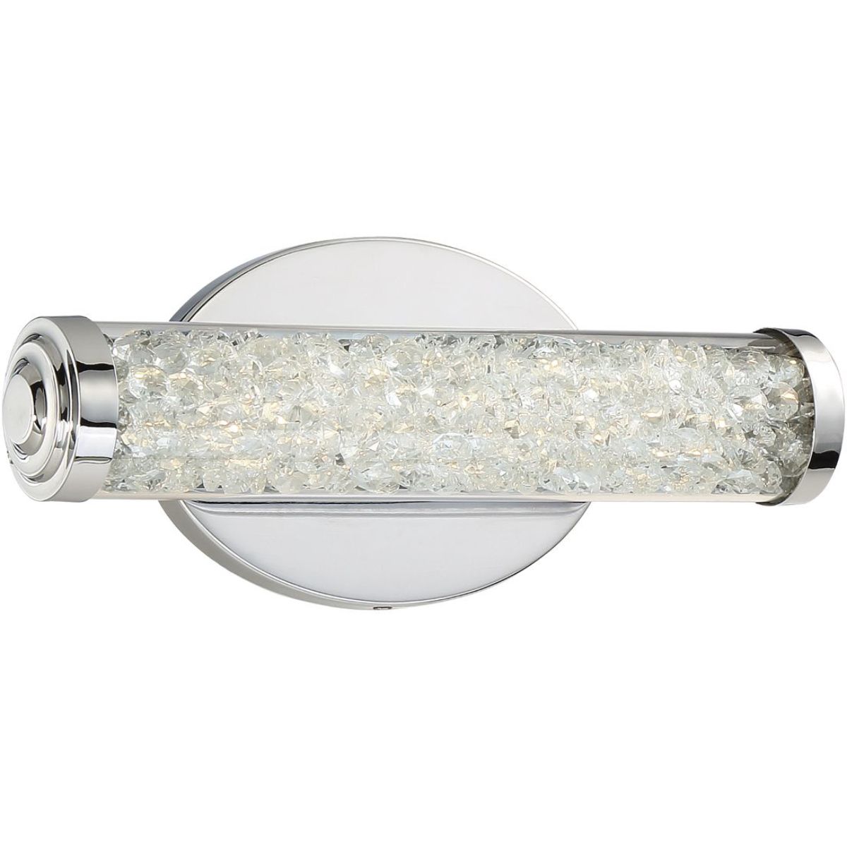 Diamonds LED 12 in. LED Bath Bar Chrome finish - Bees Lighting