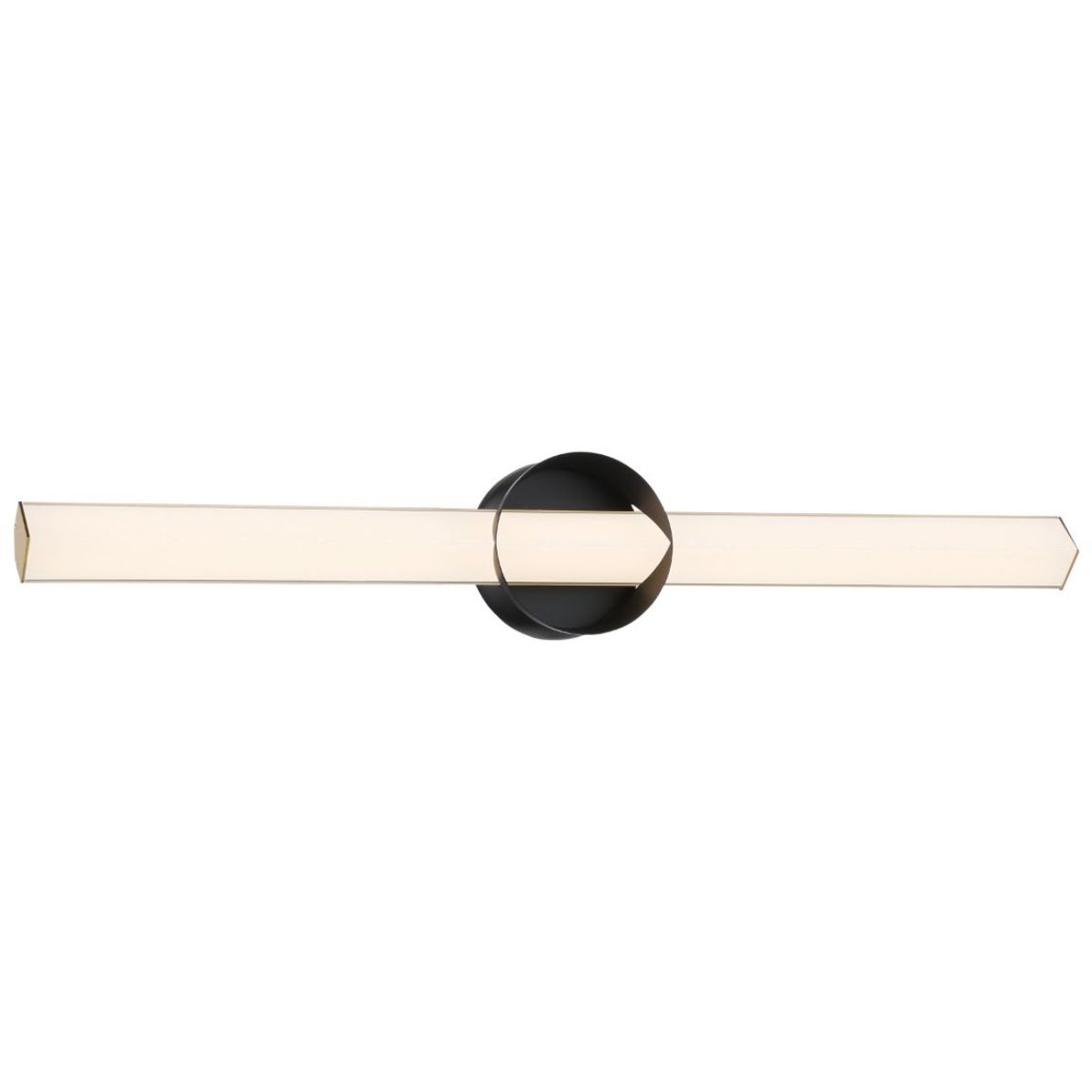 Inner Circle 30 in. LED Bath Bar Gold & Black finish - Bees Lighting