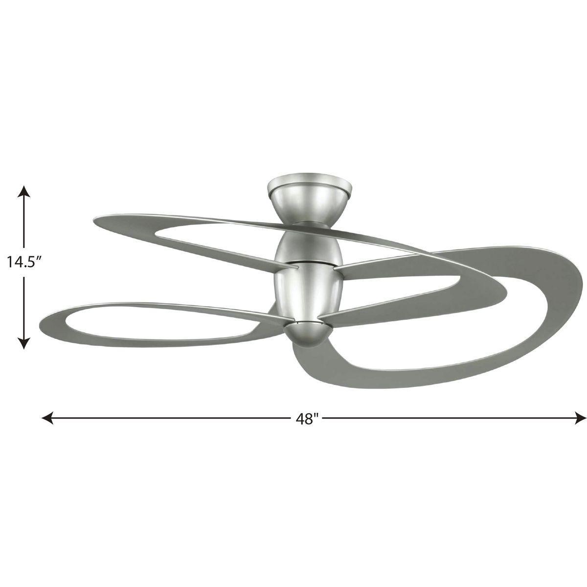 Willacy 48 Inch Flush Mount Outdoor Smart Ceiling Fan With Remote - Bees Lighting