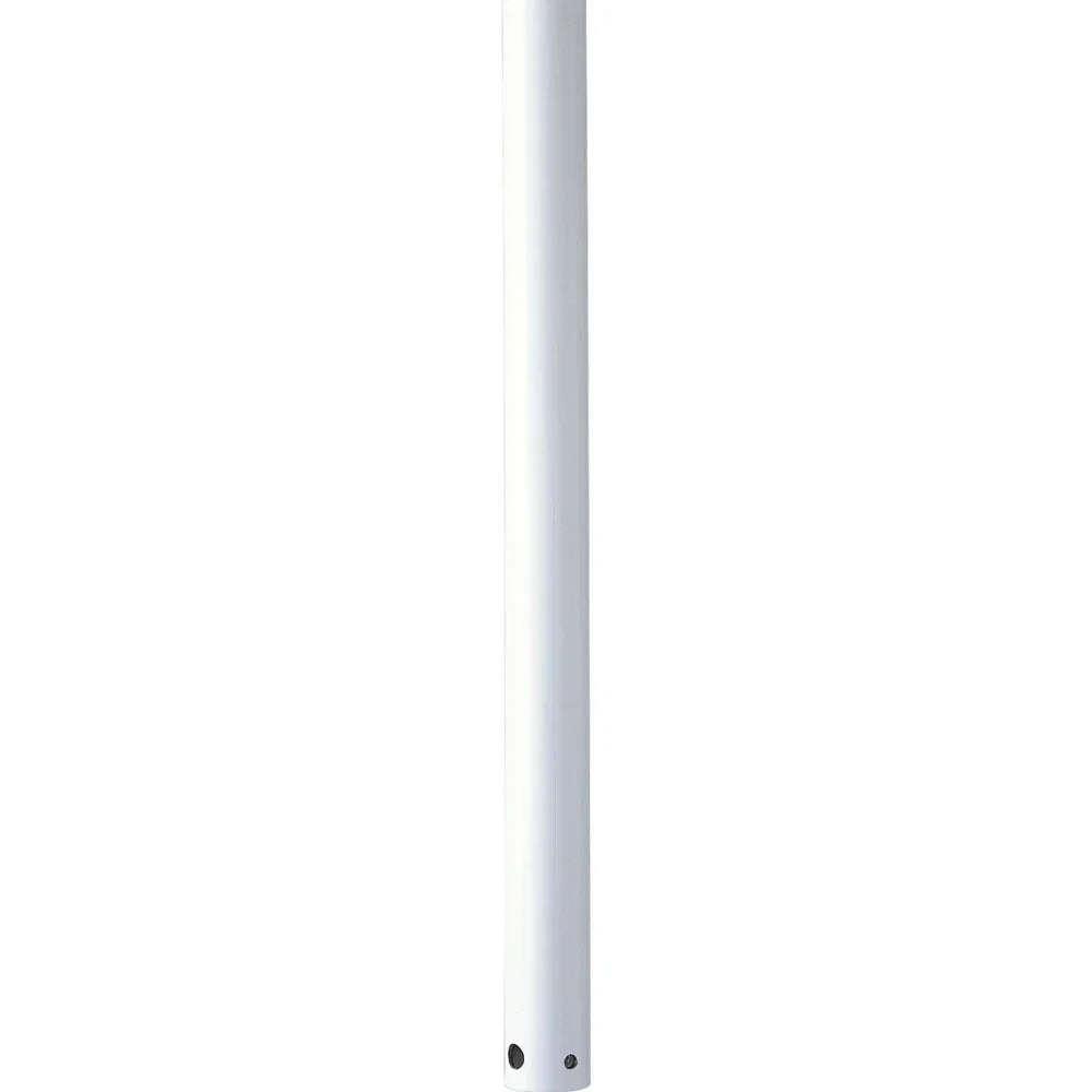 AirPro 12 Inch and 1 Inch O.D. Ceiling Fan Downrod White - Bees Lighting