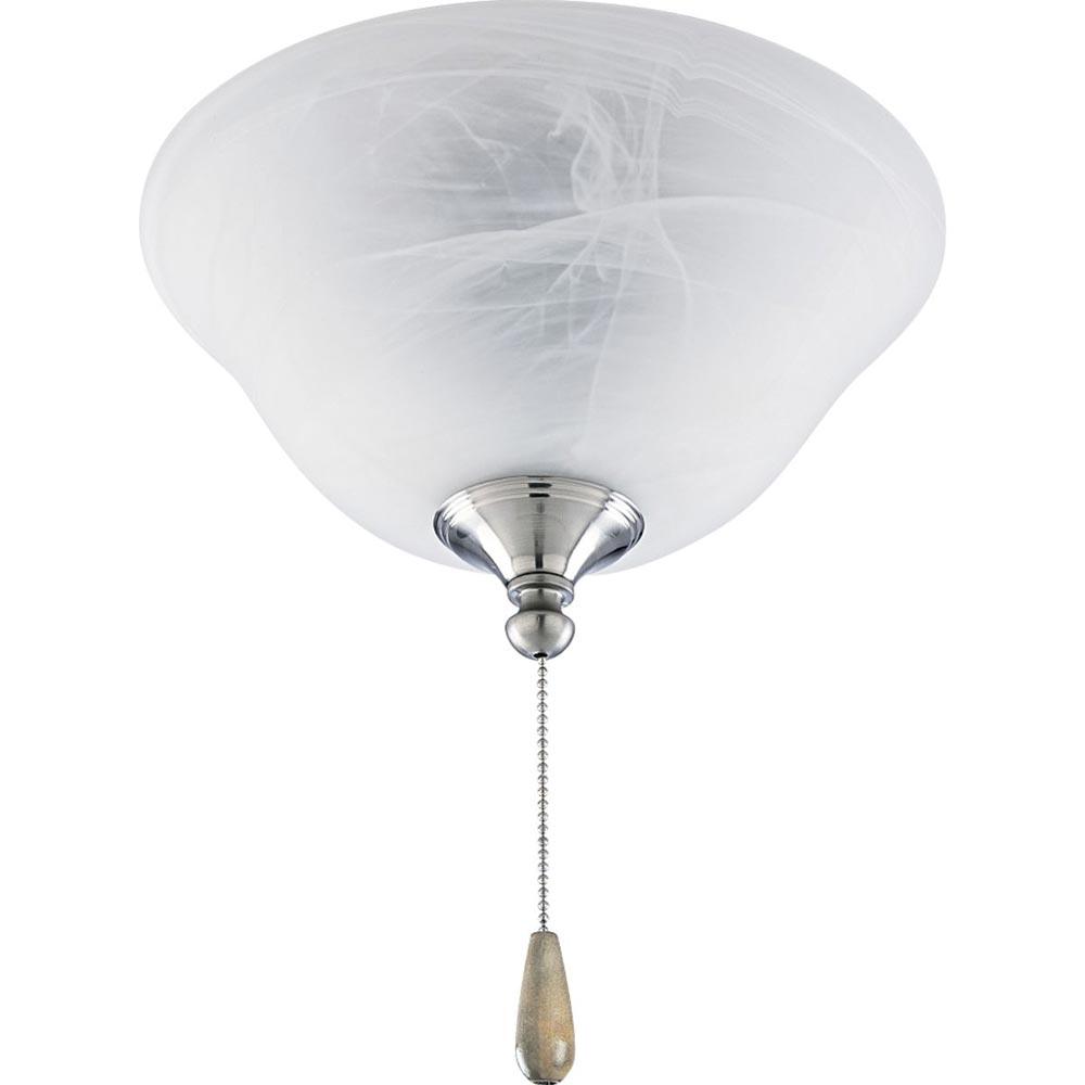 Universal LED Ceiling Fan Light Kit, Alabaster Bowl Glass - Bees Lighting