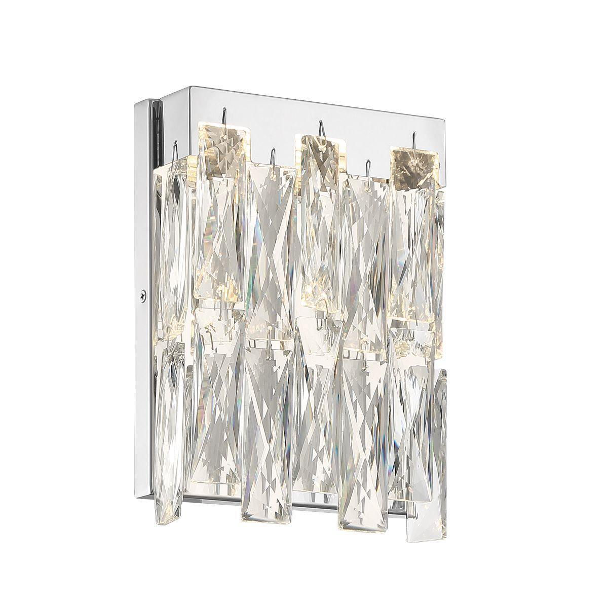 Curio 10 in. LED Bath Sconce Chrome finish - Bees Lighting