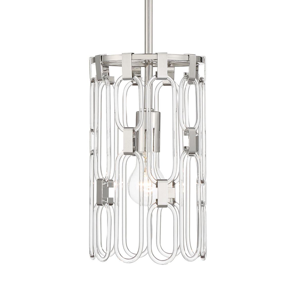 Charming 7 in. Pendant Light Polished Nickel finish - Bees Lighting