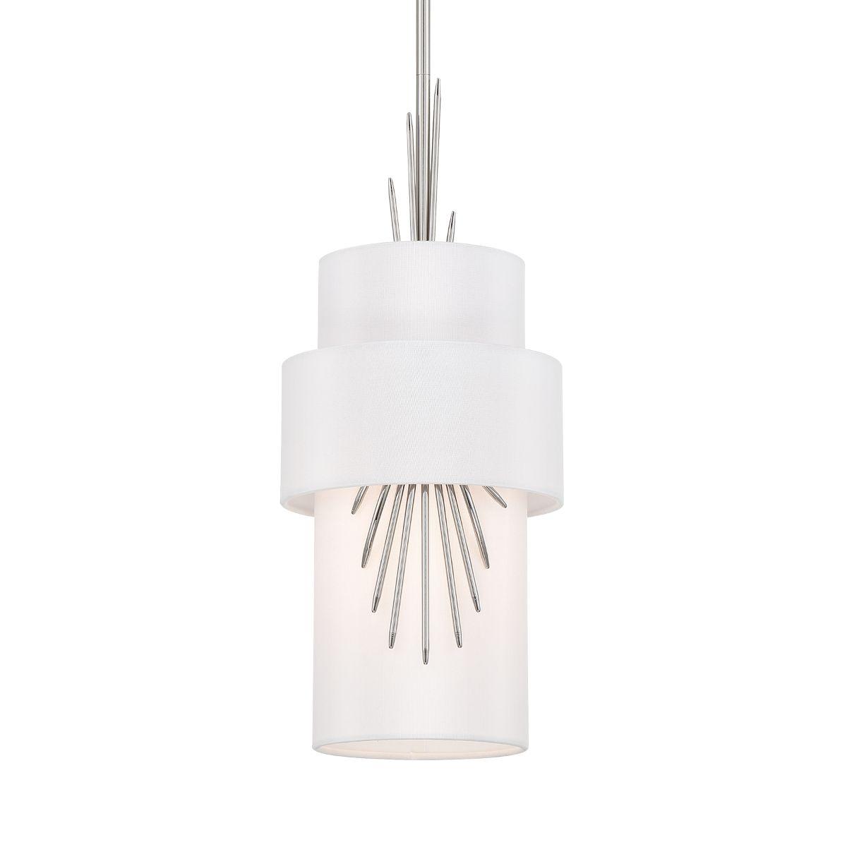 Gramercy 9 in. Pendant Light Polished Nickel finish - Bees Lighting