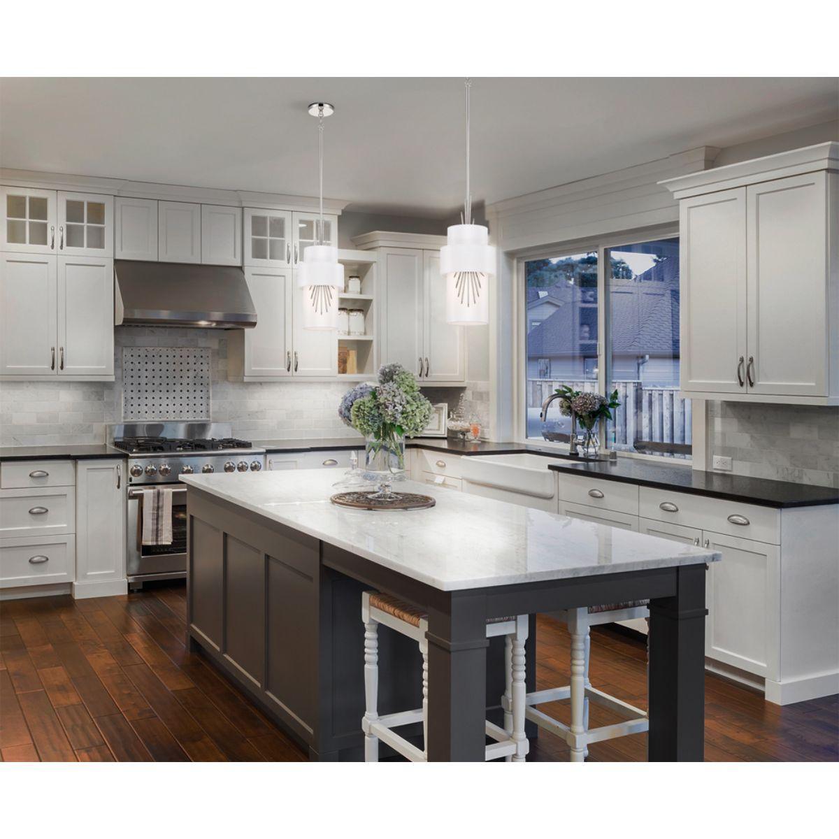 Gramercy 9 in. Pendant Light Polished Nickel finish - Bees Lighting