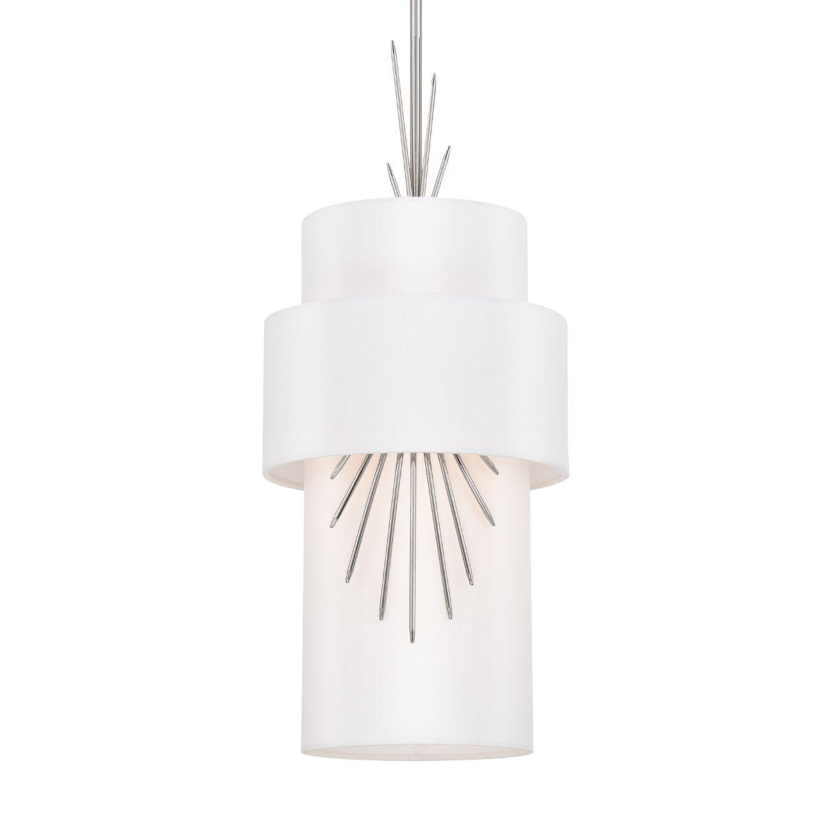 Gramercy 12 in. Pendant Light Polished Nickel finish - Bees Lighting