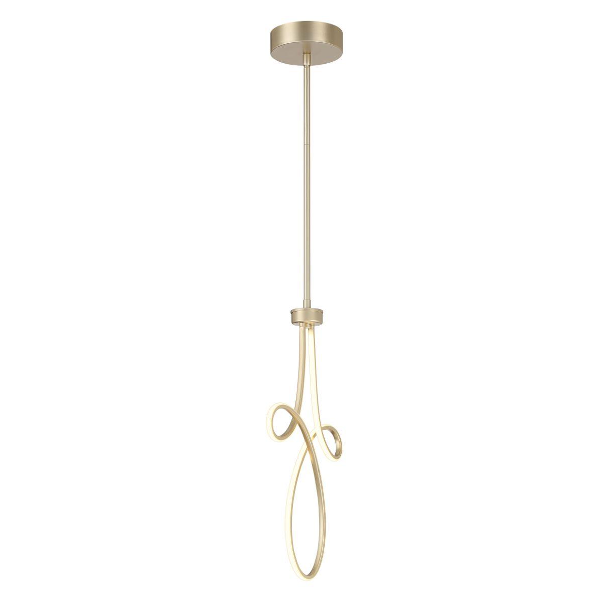 Astor 12 in. LED Pendant Light Gold finish - Bees Lighting