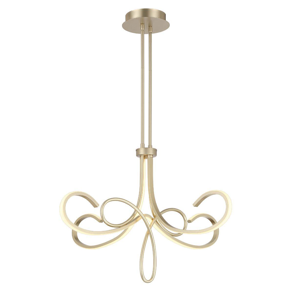 Astor 32 in. LED Chandelier Gold finish - Bees Lighting