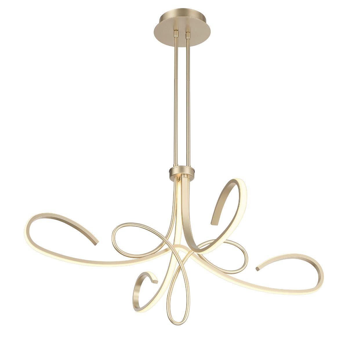 Astor 38 in. LED Chandelier Gold finish - Bees Lighting