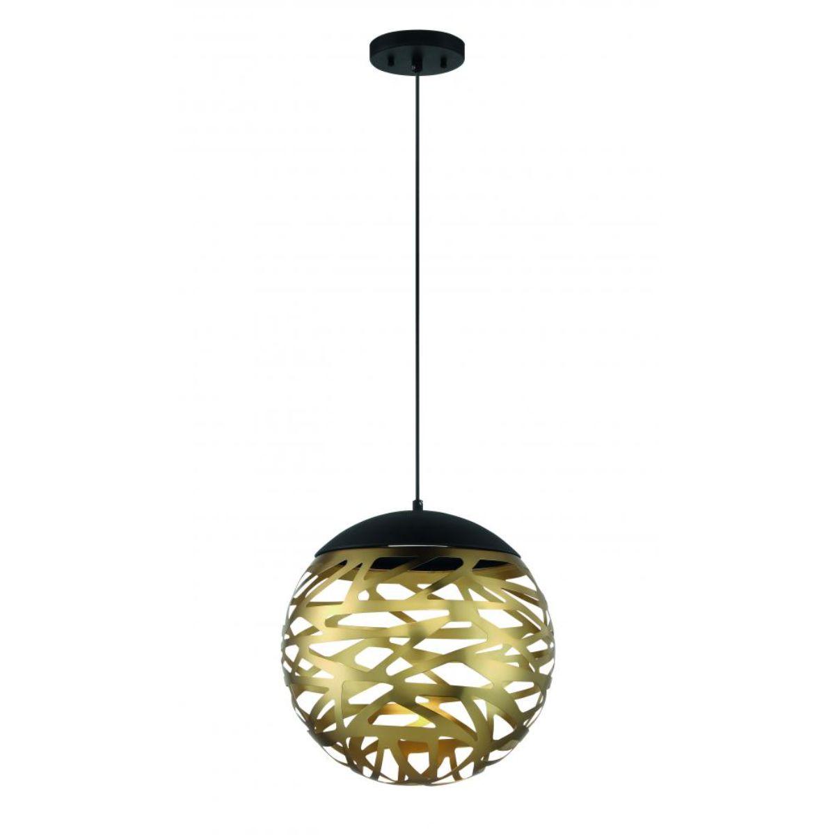 Golden Eclipse 14 in. LED Pendant Light Gold finish - Bees Lighting