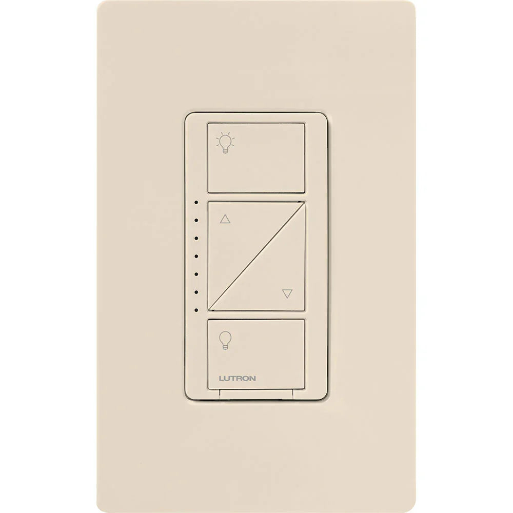 Caseta Wireless In-Wall Smart Dimmer PRO, 250W LED, 3-Way/Multi-Location, Light Almond - Bees Lighting