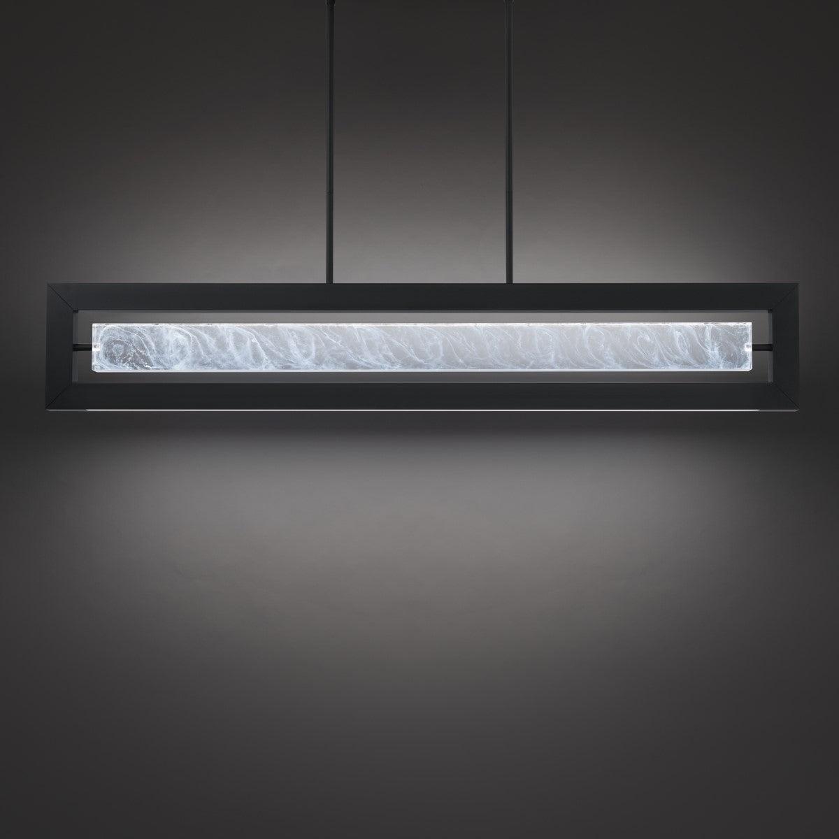 Equilibrium 48 in. LED Pendant Light Black Finish - Bees Lighting