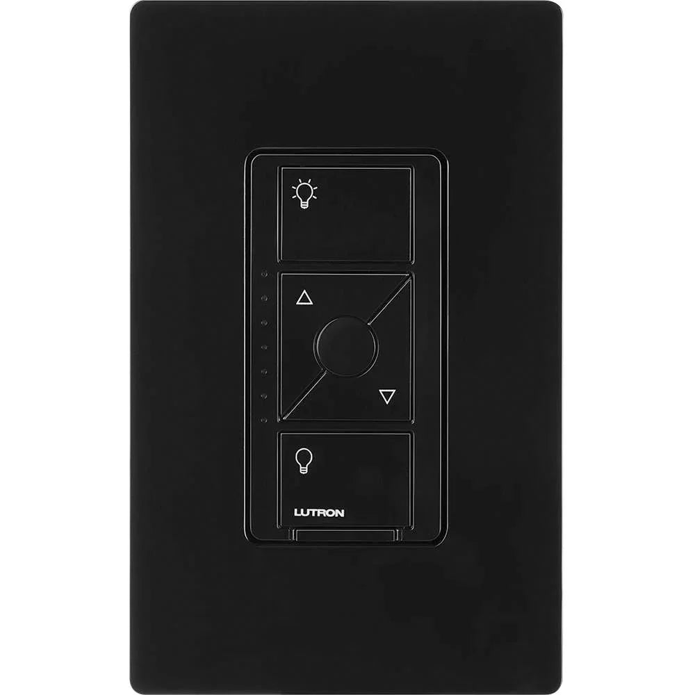 Caseta Wireless Smart Dimmer Switch, 500W ELV/250W LED, 3-Way/Multi-Location, Neutral Required, Black - Bees Lighting