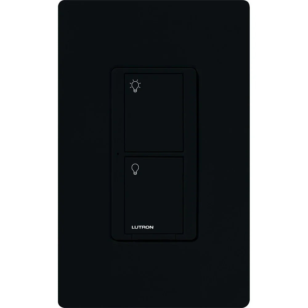 Caseta Wireless 3-Way Tap Smart Light Switch, Black - Bees Lighting
