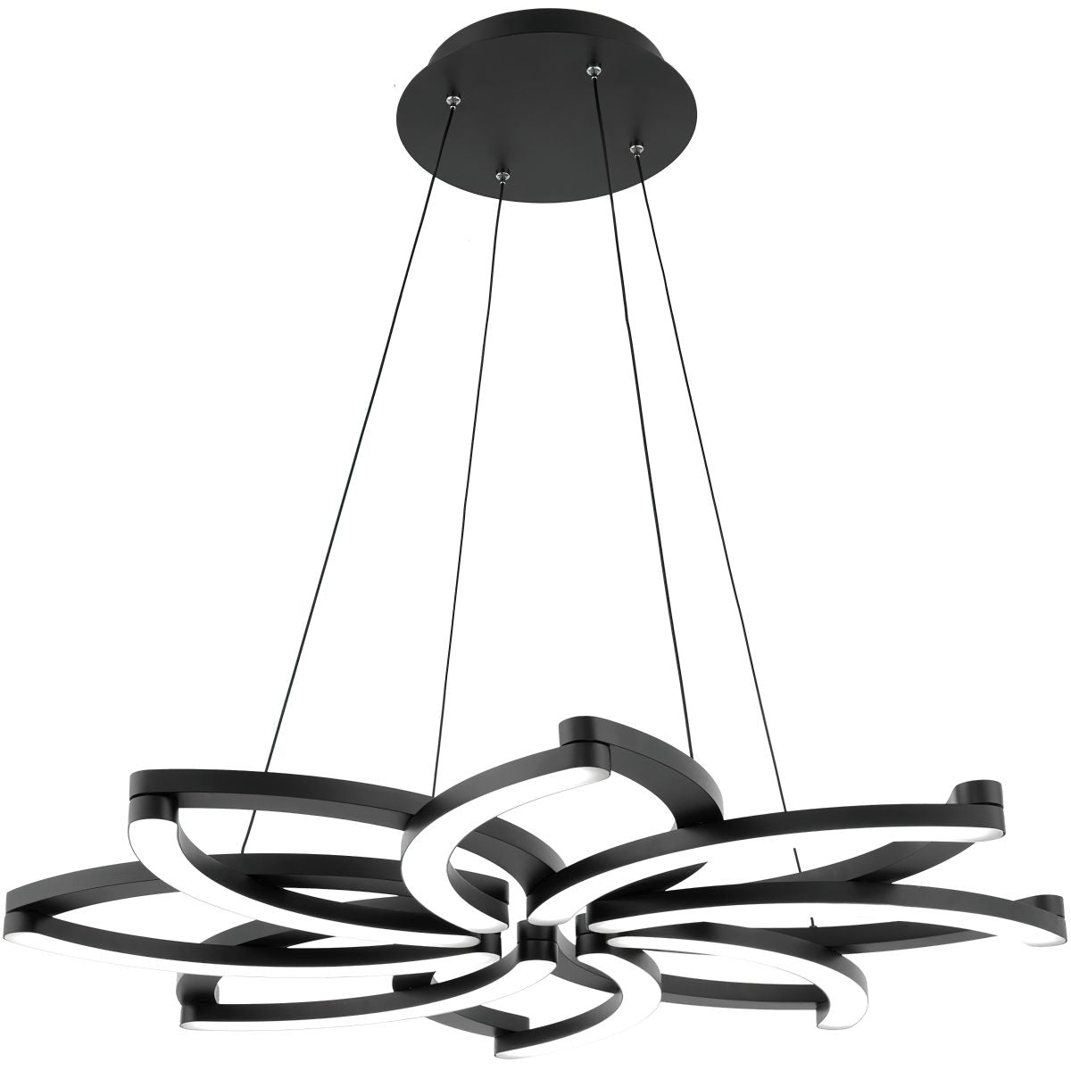 Bloom 32 in. 8 Lights LED Pendant Light