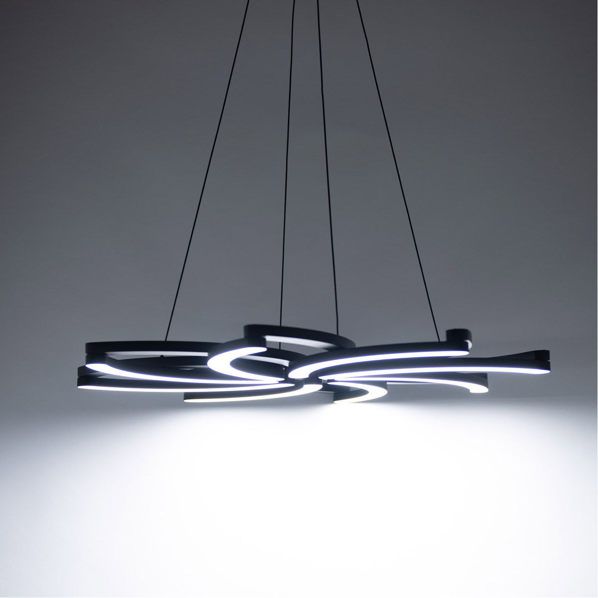 Bloom 32 in. 8 Lights LED Pendant Light