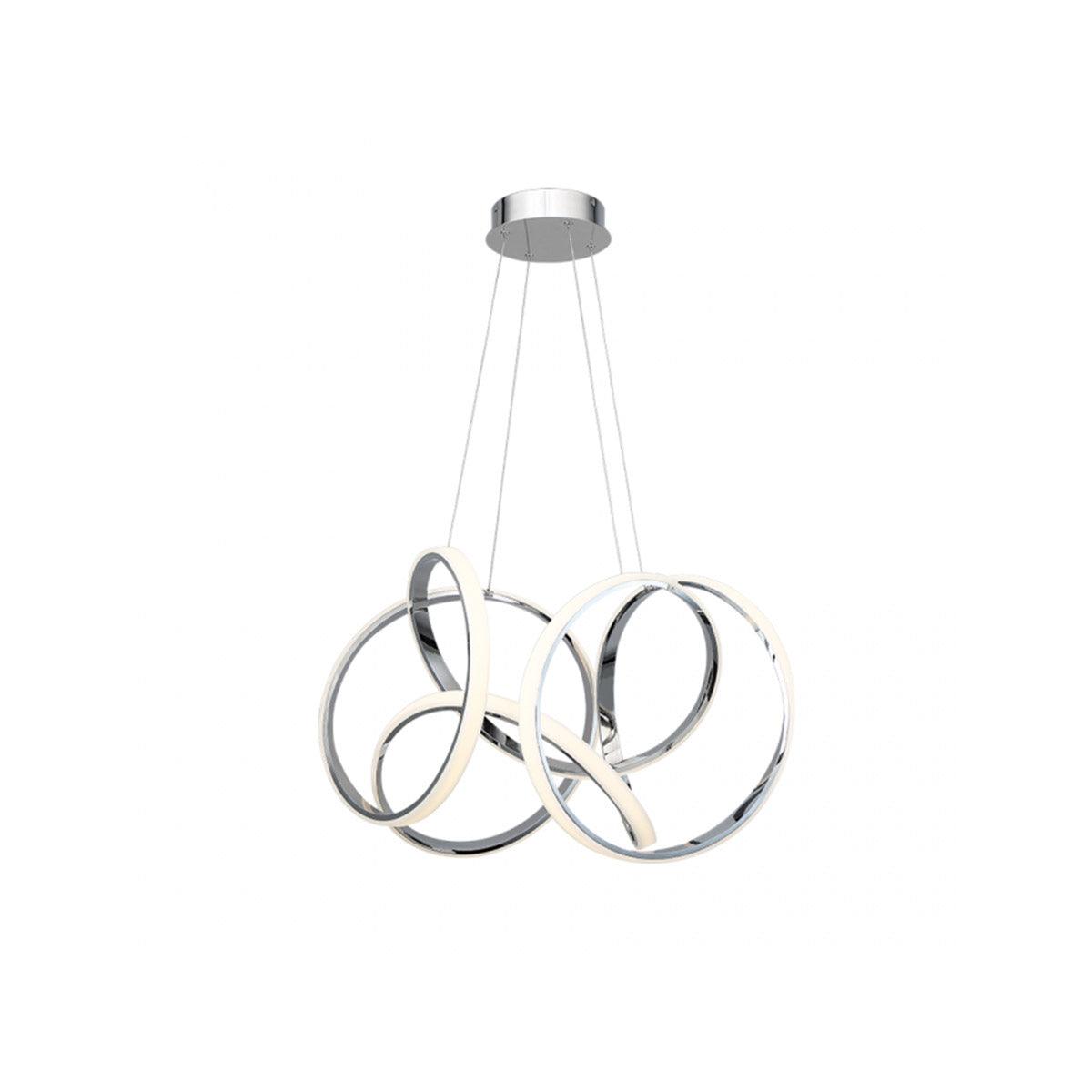 Vornado 29 in. LED Pendant Light Chrome Finish - Bees Lighting