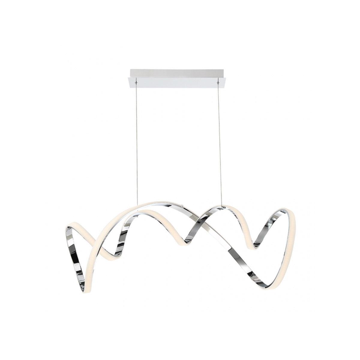 Vornado 41 in. LED Pendant Light Chrome Finish - Bees Lighting