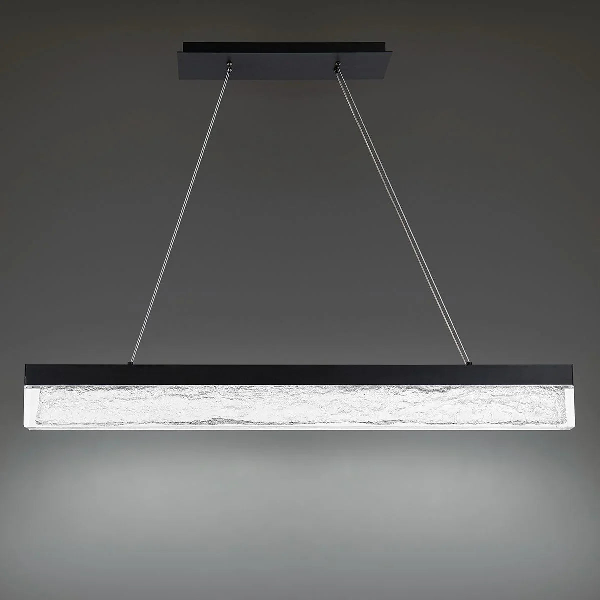 Effervescent 45" LED Pendant, Black Finish - Bees Lighting