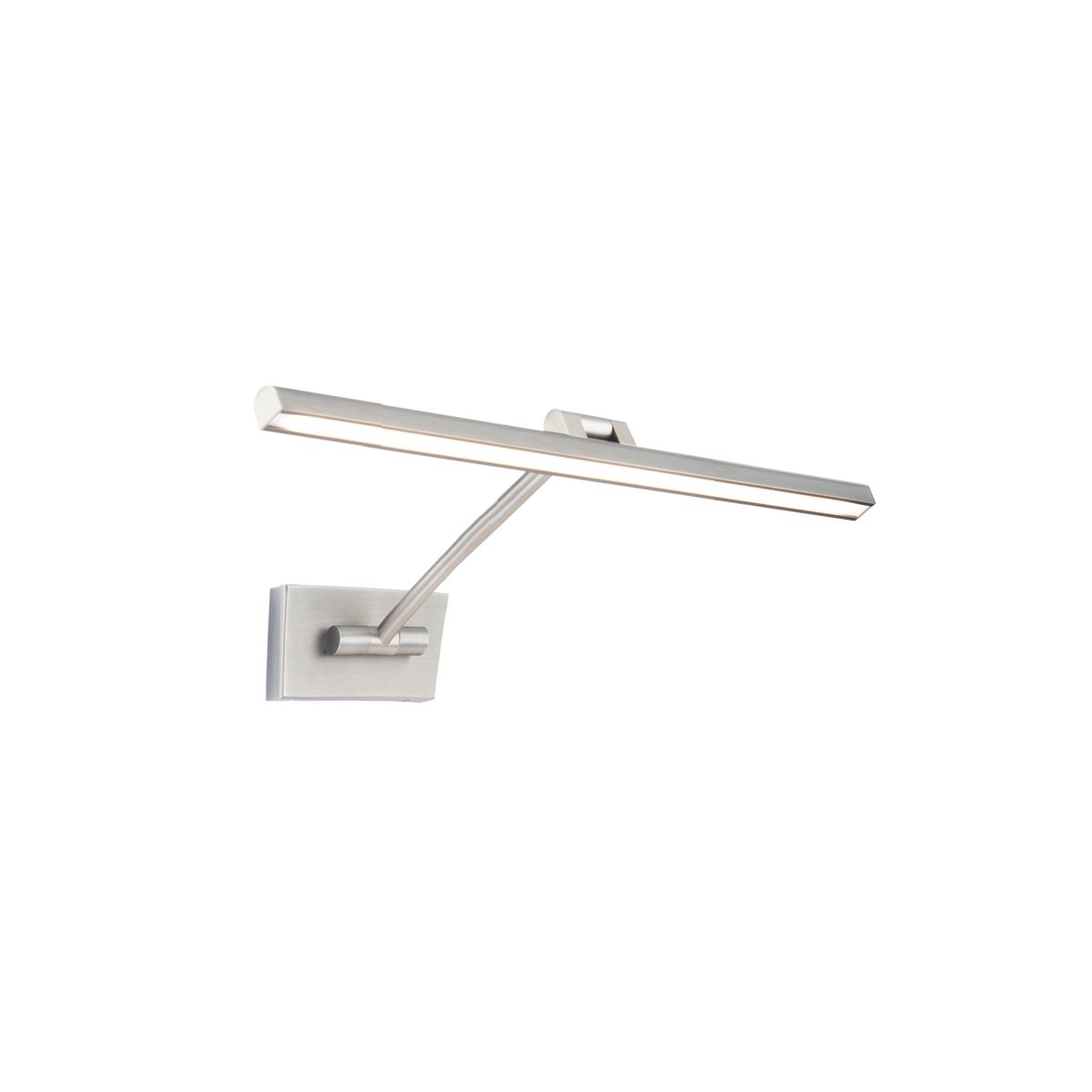 Reed 25 in. Rotating LED Picture Light 3000K Brushed Nickel Finish - Bees Lighting