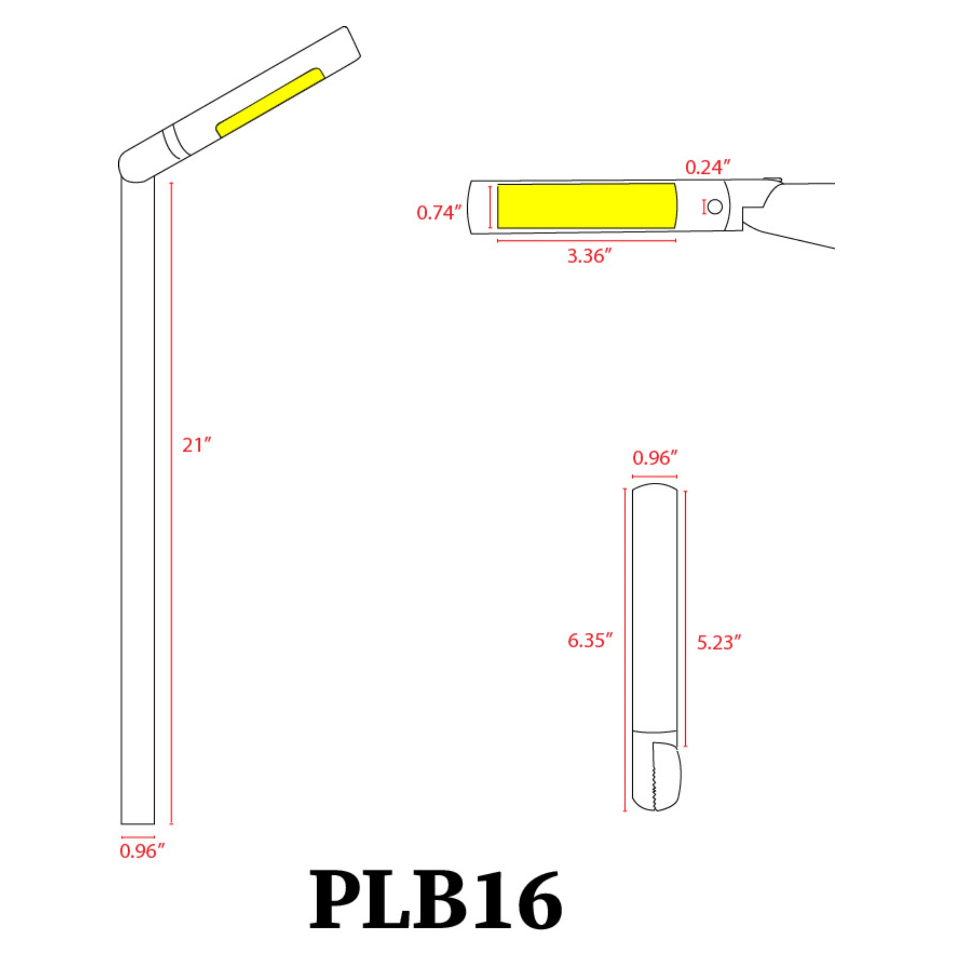 Adjustable L-Shaped LED Path Light, Brass - Bees Lighting