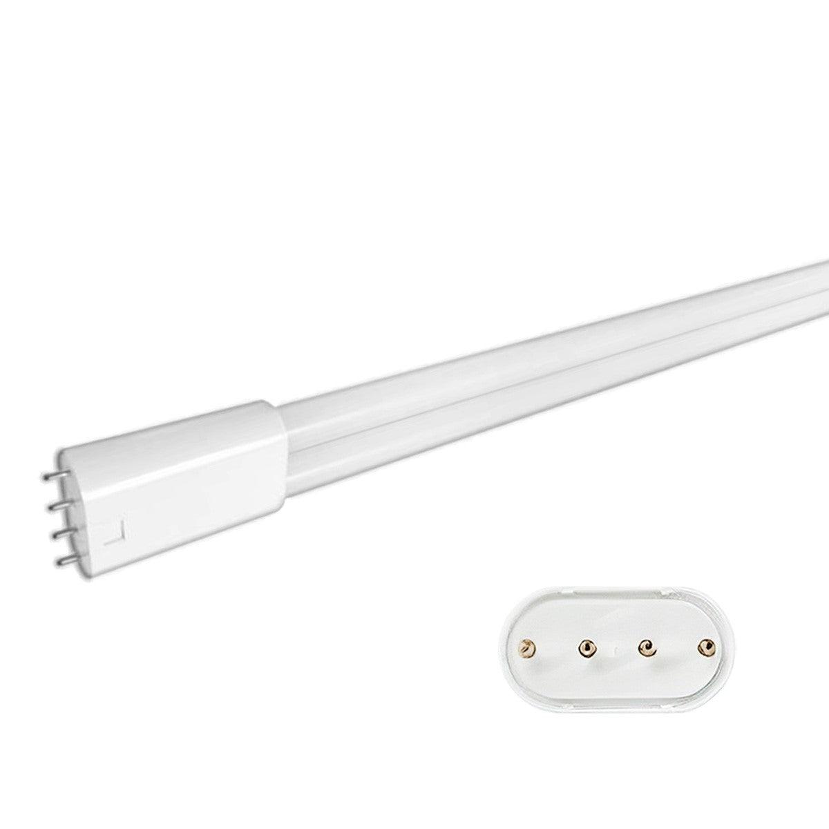 4 Pin PLL LED Bulb, 14 Watt 2050 Lumens, 3500K, Horizontal, Replaces 40W CFL, 2G11 Base, Electronic Ballast - Bees Lighting