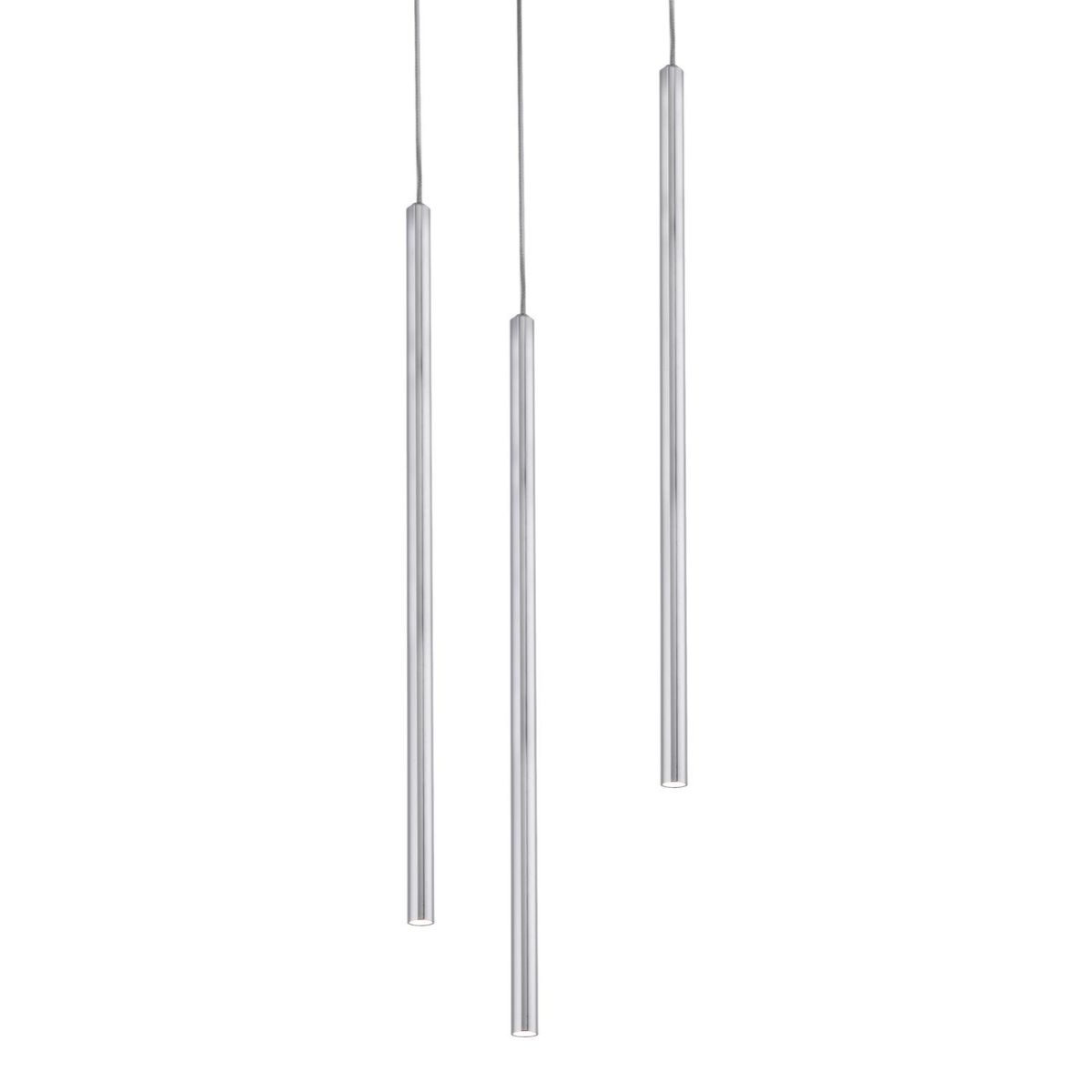 Point 4 in. 3 Lights LED Pendant Light Polished Chrome Finish - Bees Lighting