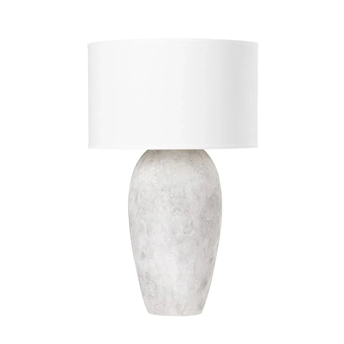 Zeke Table Lamp Ceramic Weathered Grey Finish - Bees Lighting
