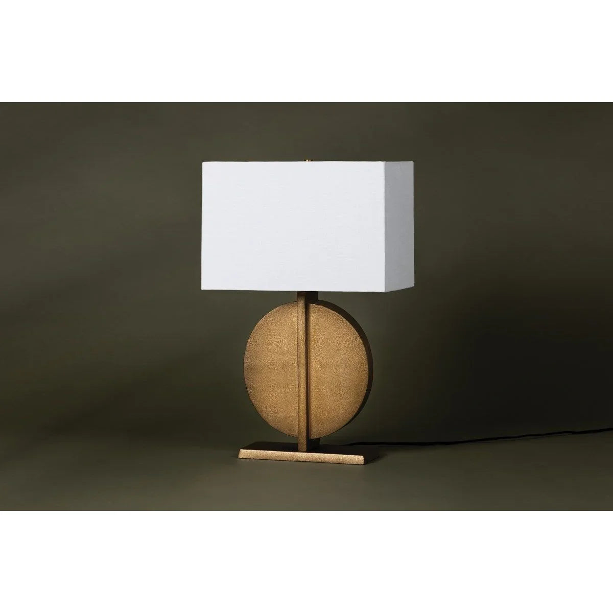 Colma Table Lamp Patina Brass Finish - Bees Lighting