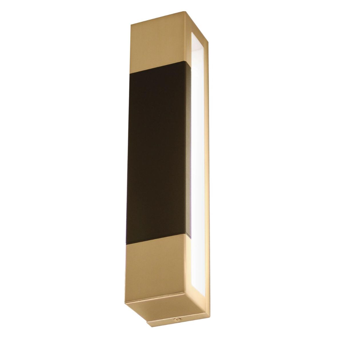 Post 14 in. LED Wall Light Satin Brass finish - Bees Lighting