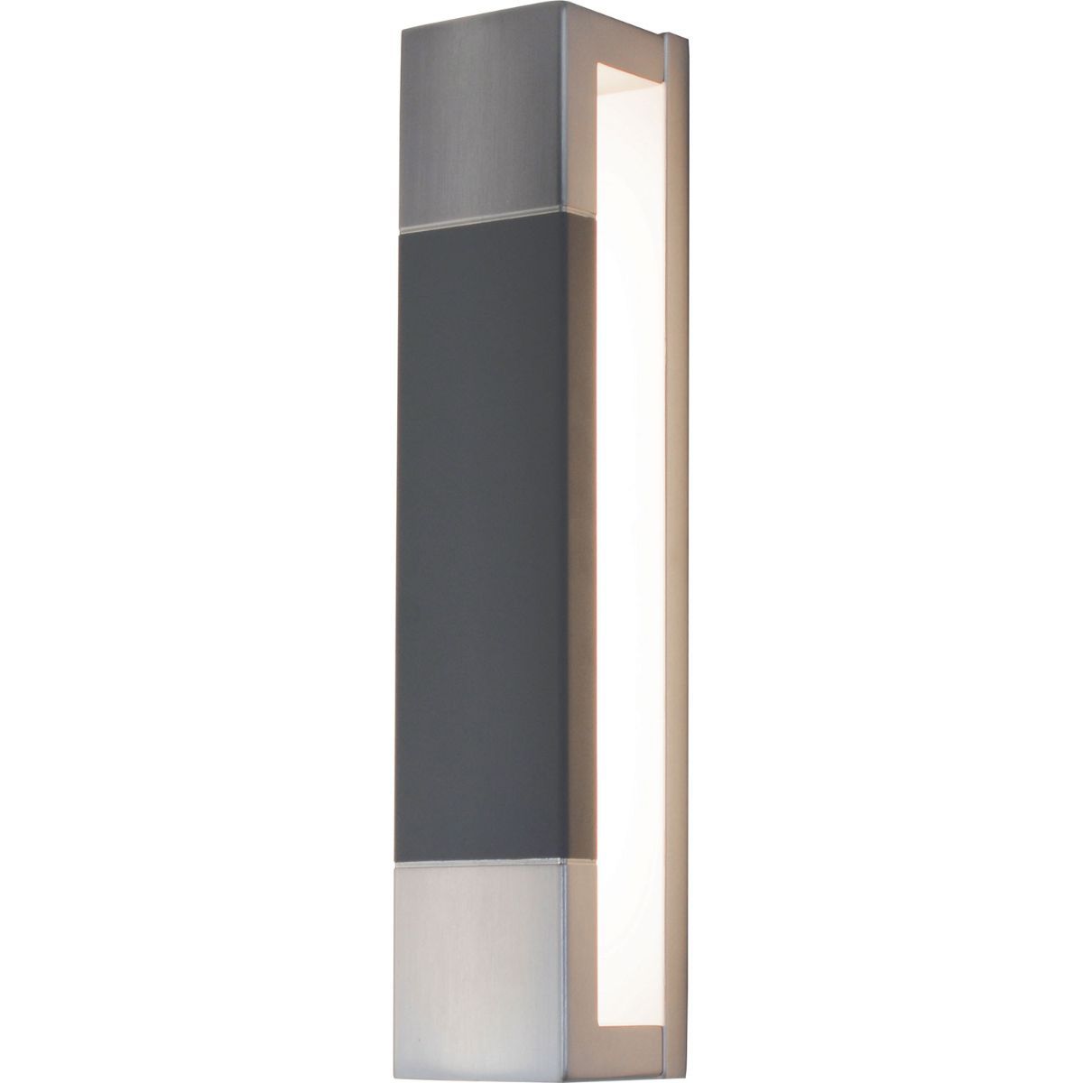 Post 14 in. LED Wall Light Dark Gray finish - Bees Lighting