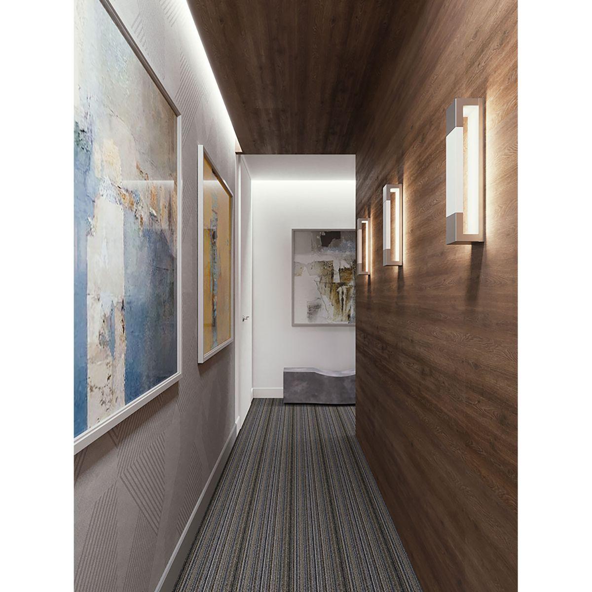 Post 14 in. LED Wall Light Dark Gray finish - Bees Lighting