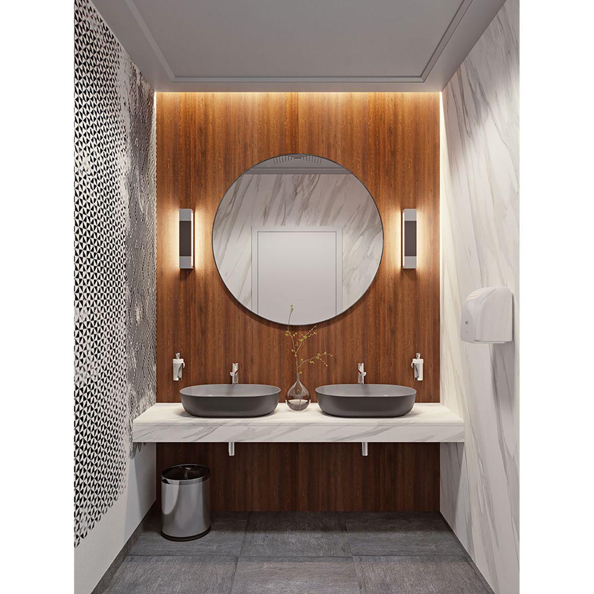 Post 14 in. LED Wall Light Dark Gray finish - Bees Lighting