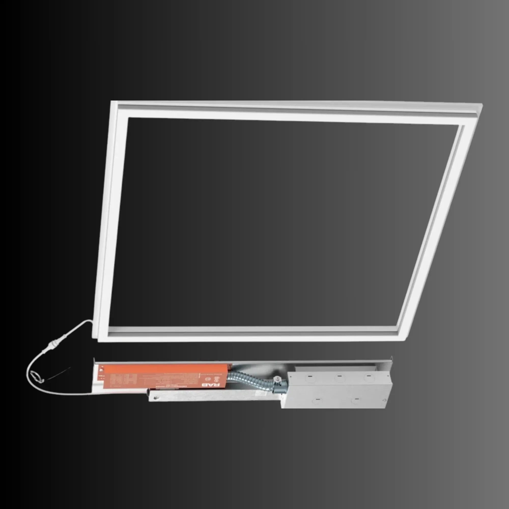 2x2 LED Frame Light, 40W, 5000 Lumens, Selectable CCT, 120-277V, Battery Backup