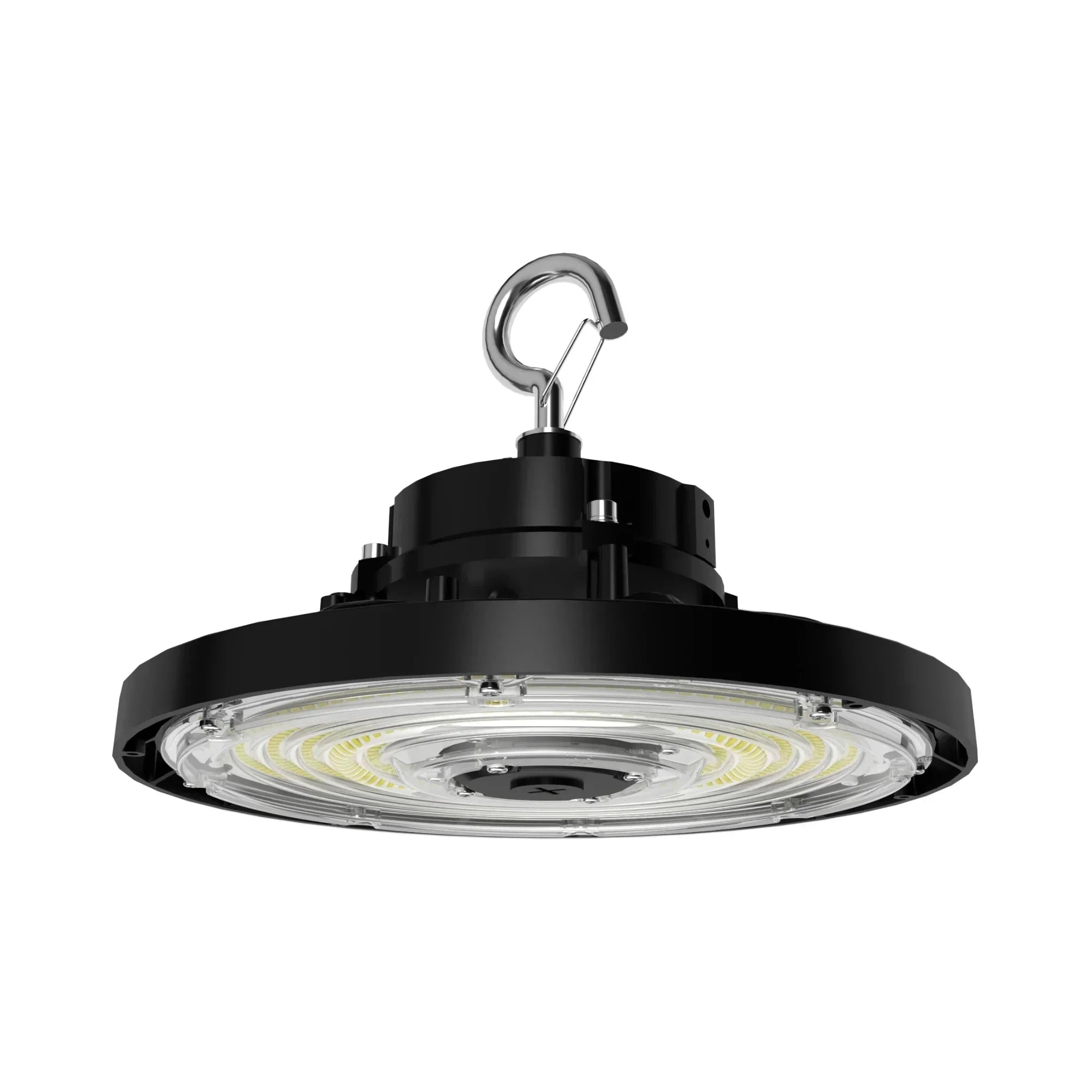 High Bay UFO LED Light, 15000 Lumens, 100W, 30K/40K/50K, 120/277V, Black