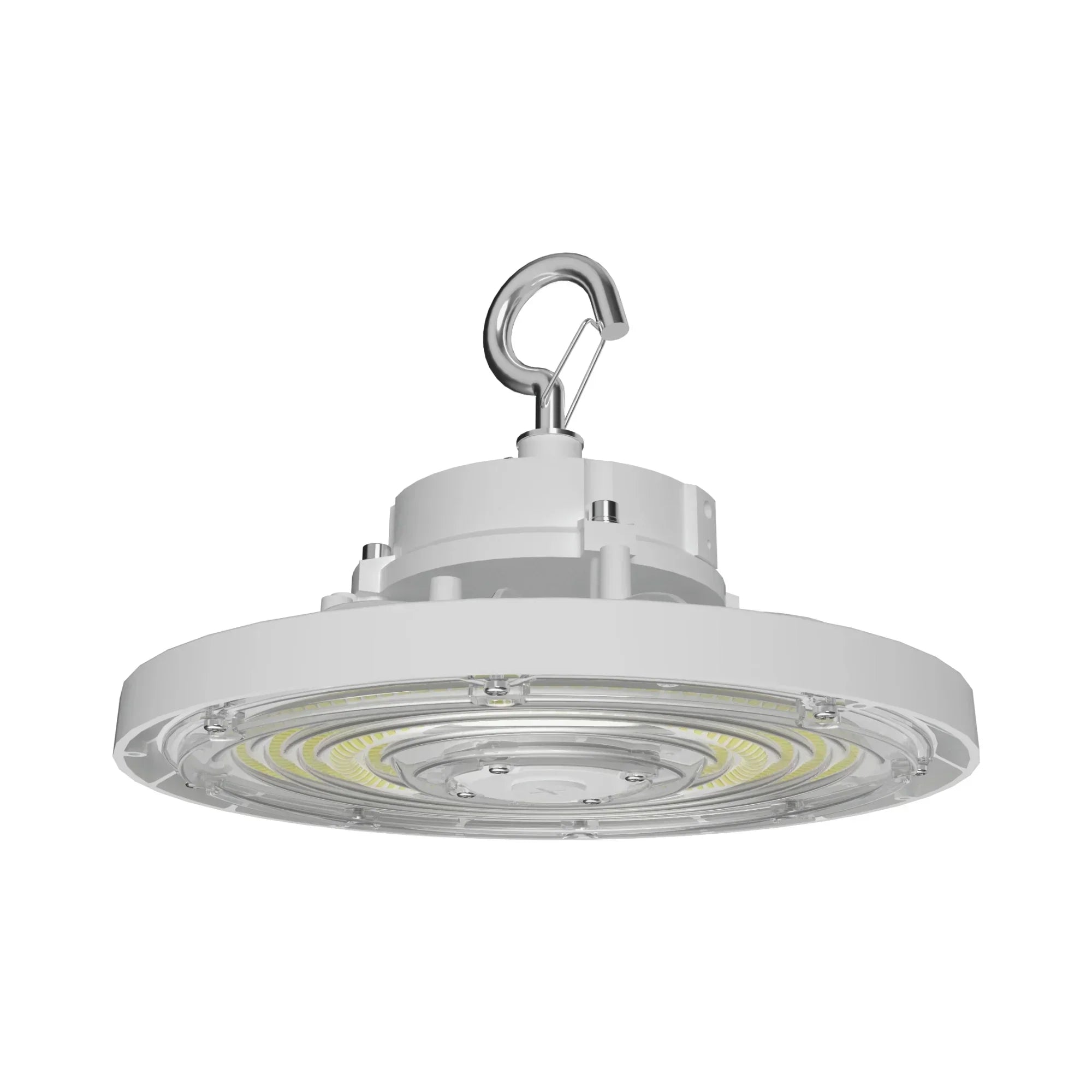 High Bay UFO LED Light, 15000 Lumens, 100W, 30K/40K/50K, 120/277V, White