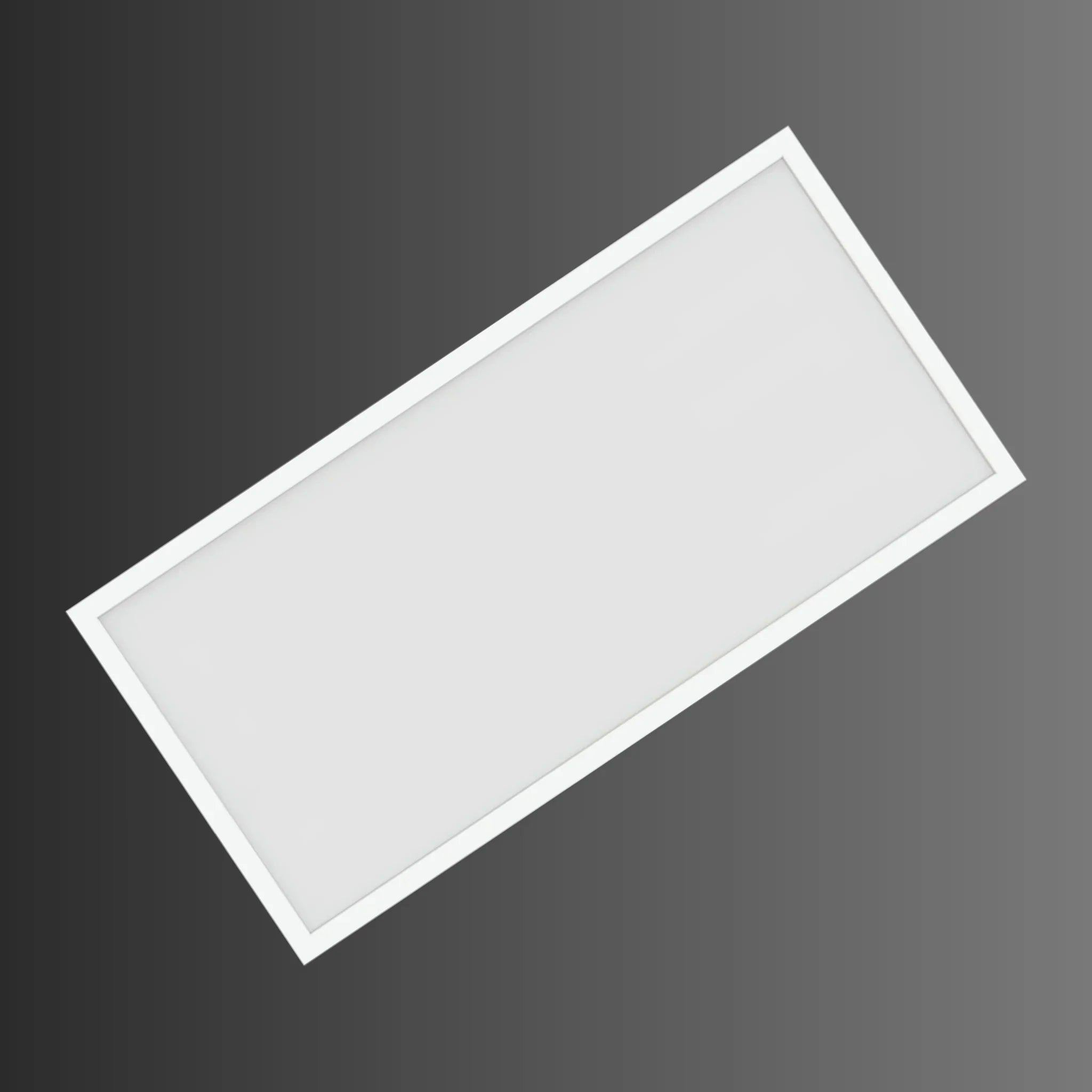 2x4 LED Flat Panel Surface Mount, 55W, 6000lm, Selectable CCT, 120-277V, White