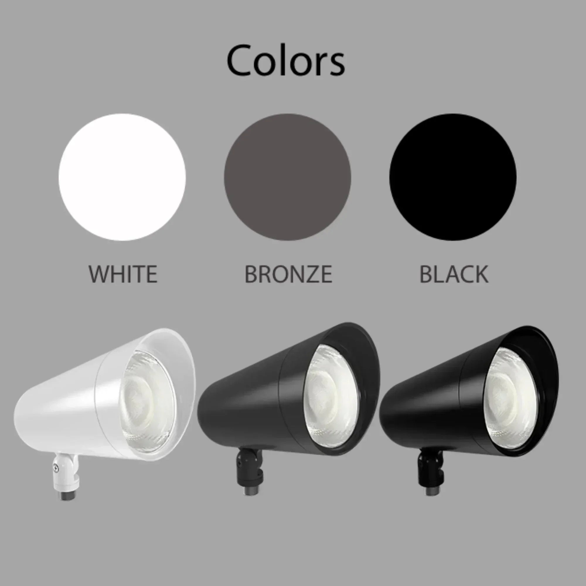 LF34 CCT - 120V LED Adjustable Flood Light, 33W, Black - Bees Lighting