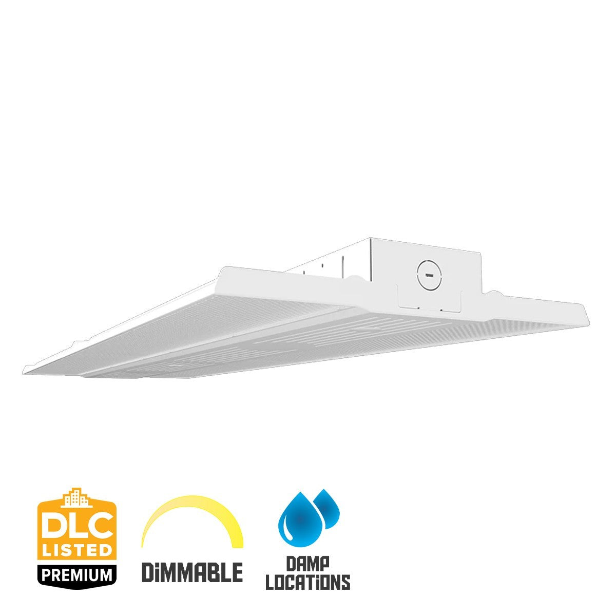 High Bay LED Light, 60000 Lumens, 400W, 35K/40K/50K, 120/277V, Battery Backup