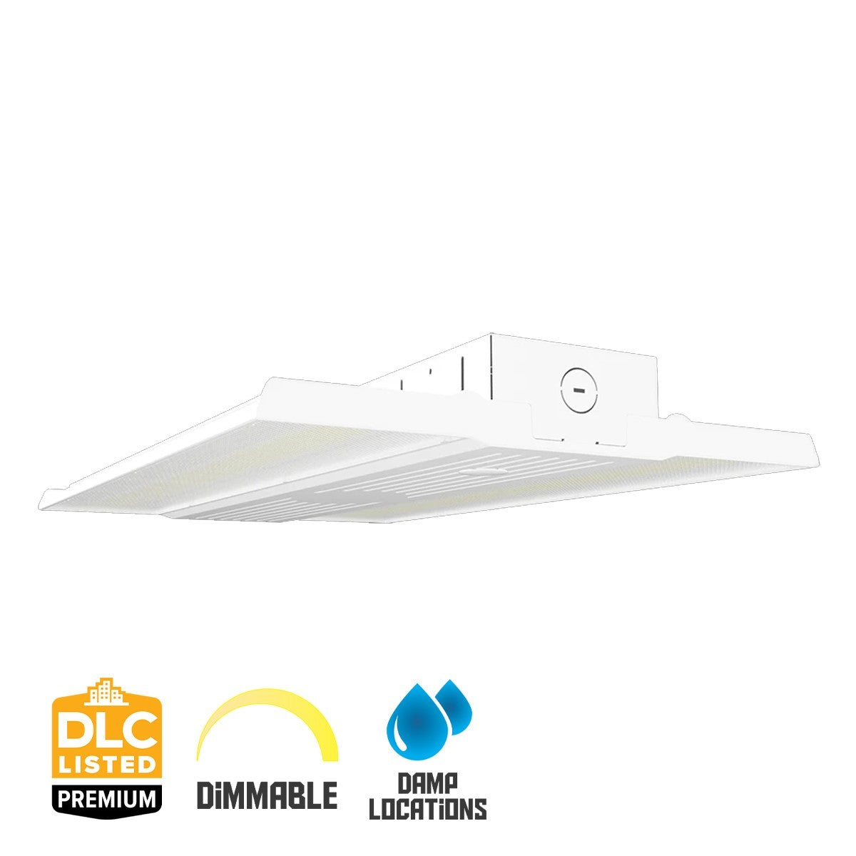 High Bay LED Light, 40000 Lumens, 260W, 35K/40K/50K, 120/277V, Battery Backup