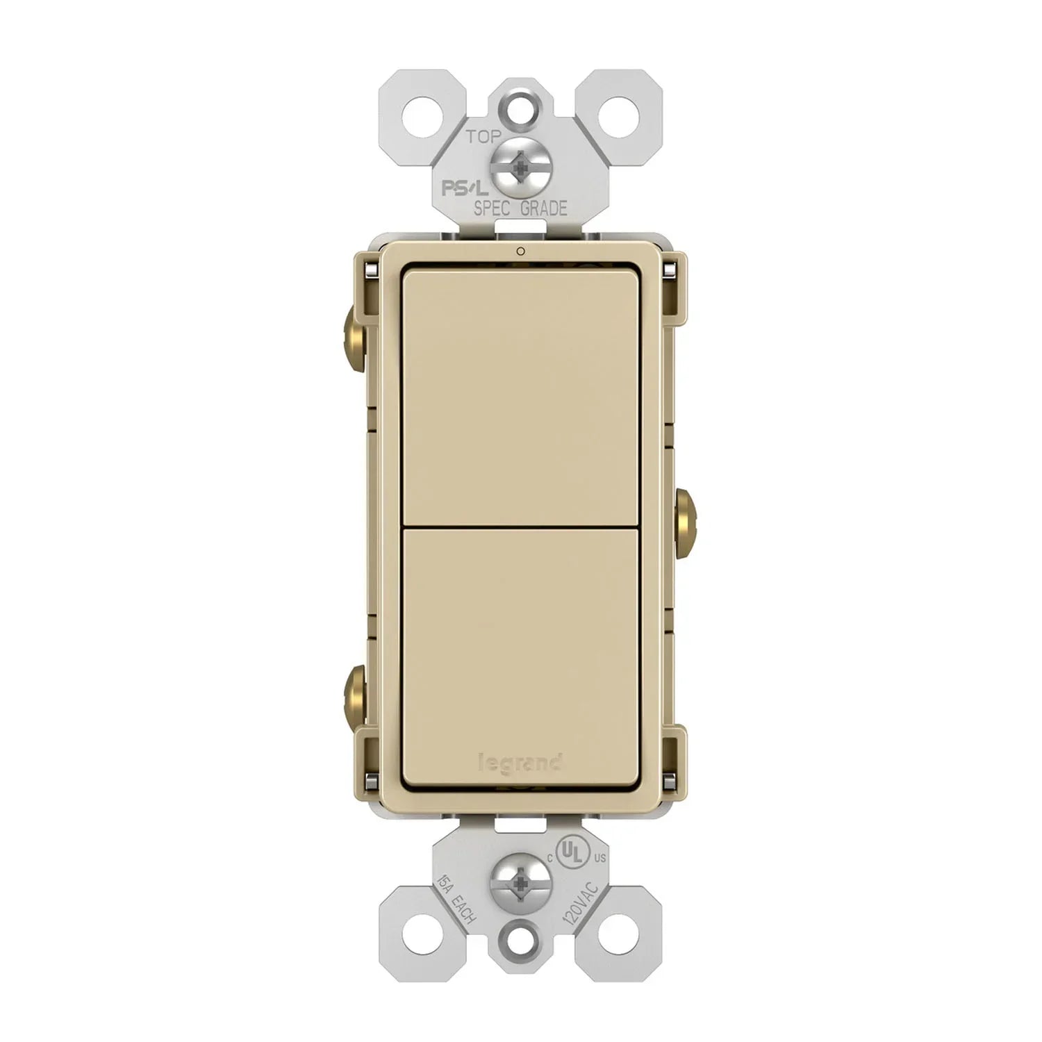 Legrand RCD11 radiant Two Single-Pole Switches - Bees Lighting