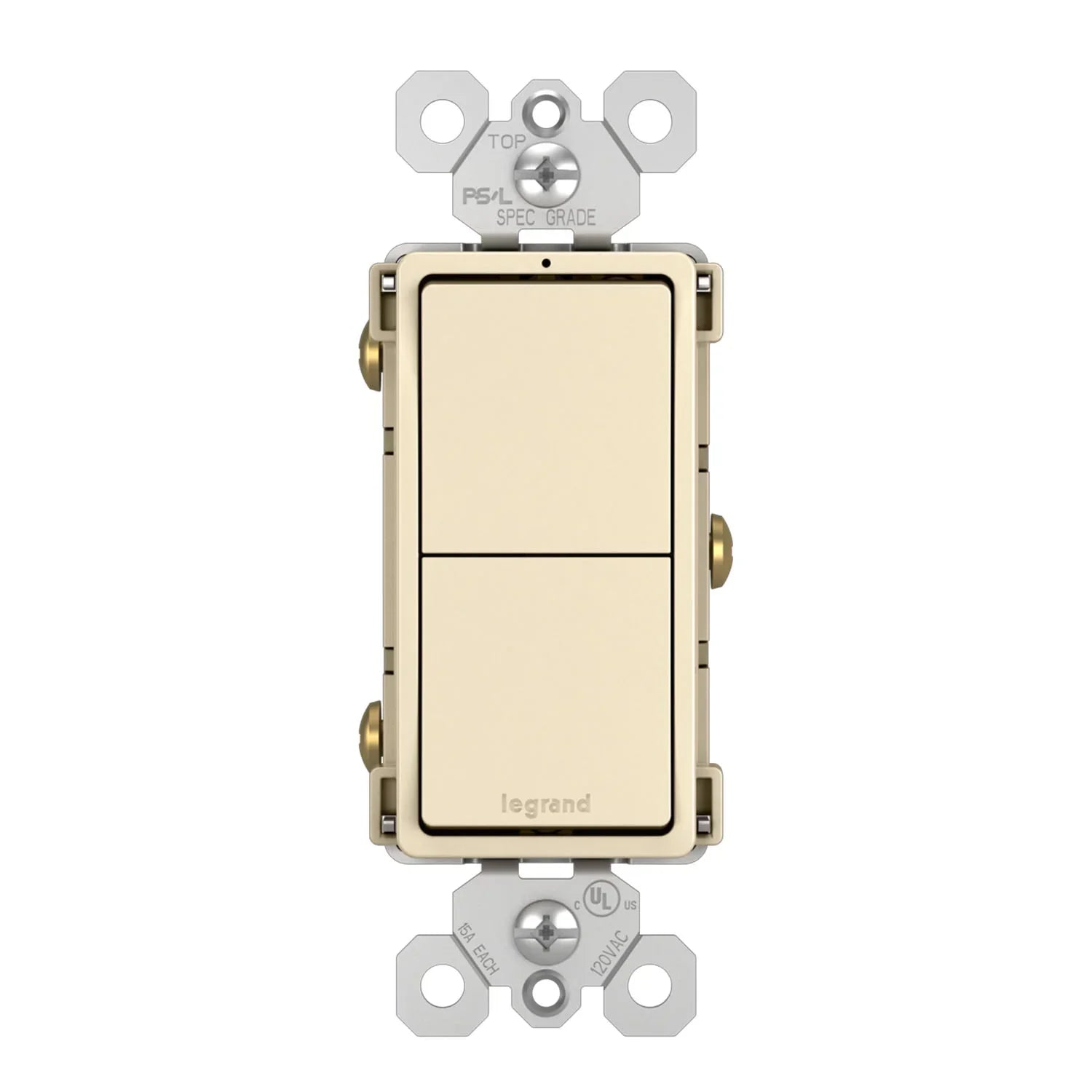 Legrand RCD11 radiant Two Single-Pole Switches - Bees Lighting