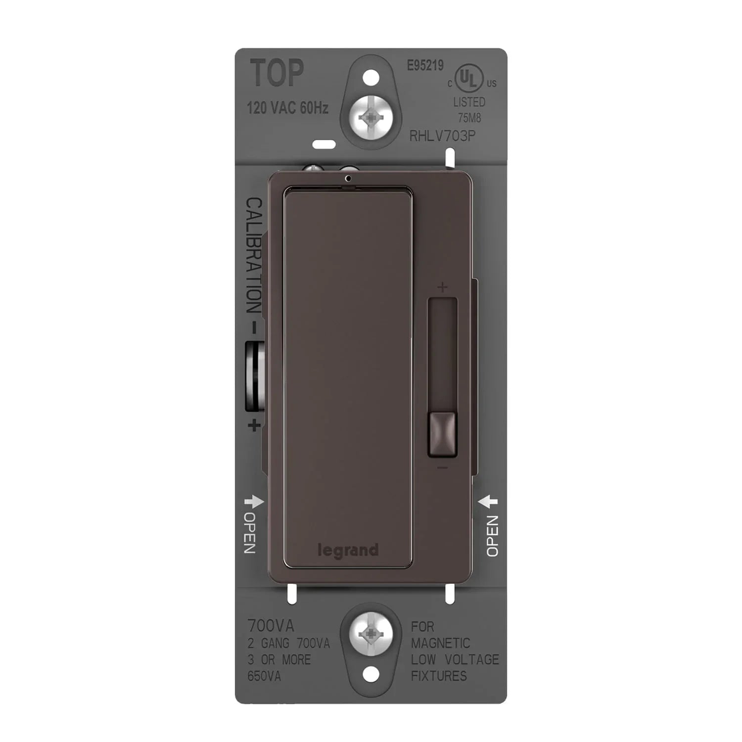radiant 700VA Magnetic Low-Voltage Dimmer Switch - Bees Lighting