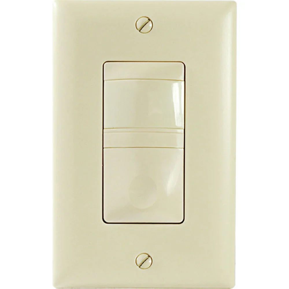 Wattstopper PIR 180° Convertible Occupancy motion Sensor Switch, 5A, 120V, Ivory - Bees Lighting
