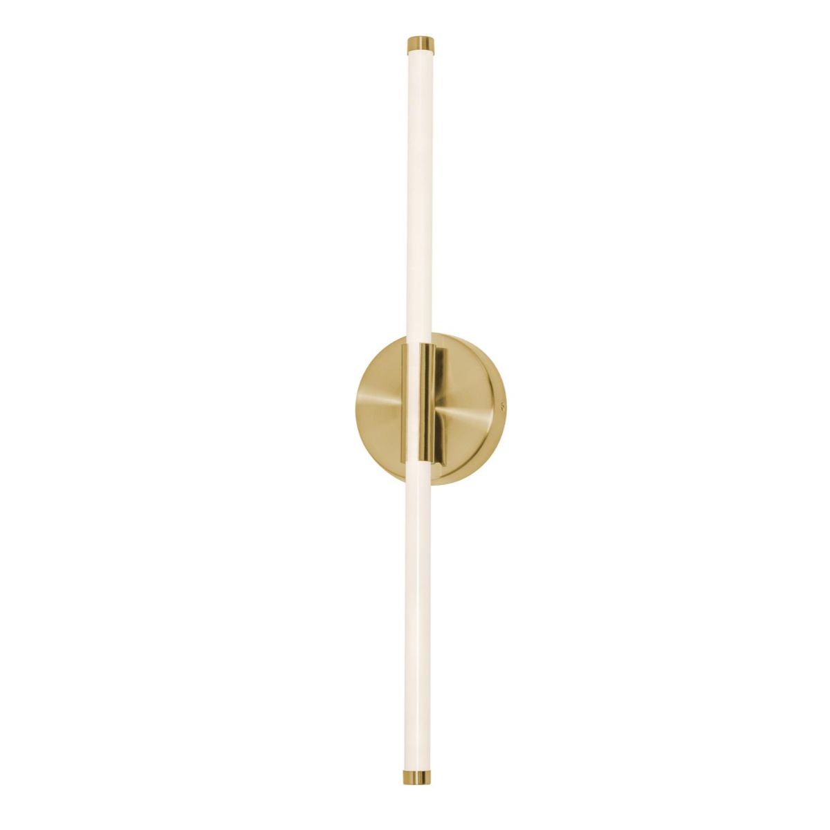 Rusnak 24 In. LED Wall Light Satin Brass Finish - Bees Lighting