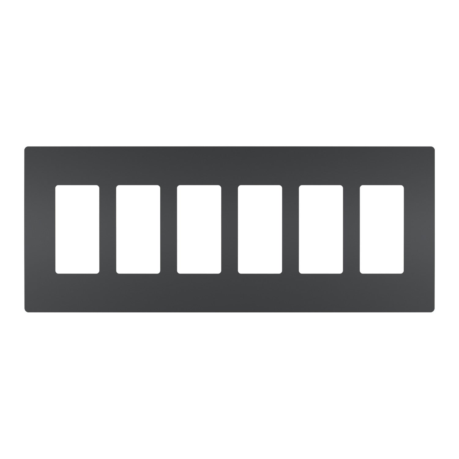 radiant 6-Gang Screwless Wall Plate - Bees Lighting