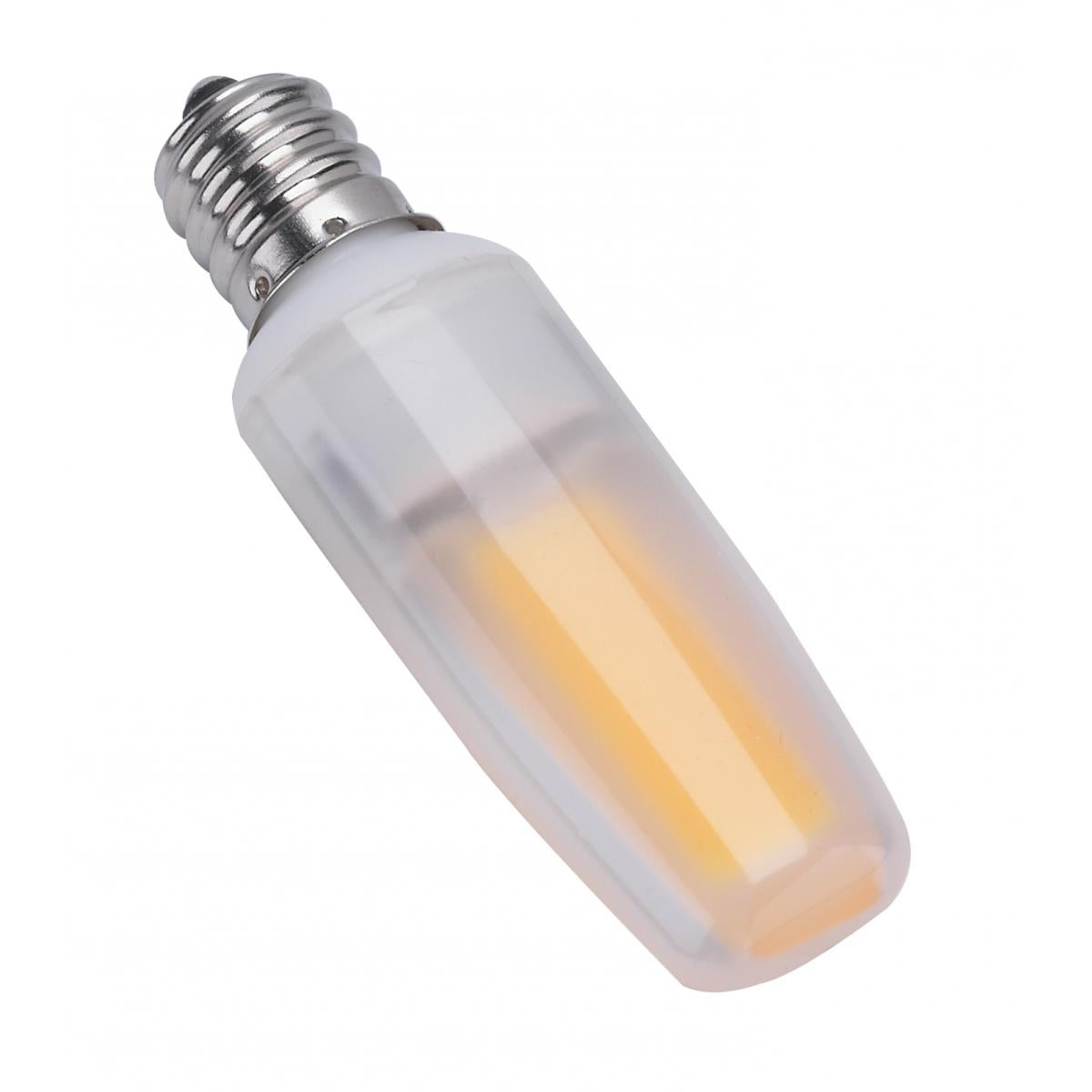 T4 Mini LED Bulb, 4 Watts, 460 Lumens, 5000K, E12 Candelabra Base, Frosted Finish - Bees Lighting