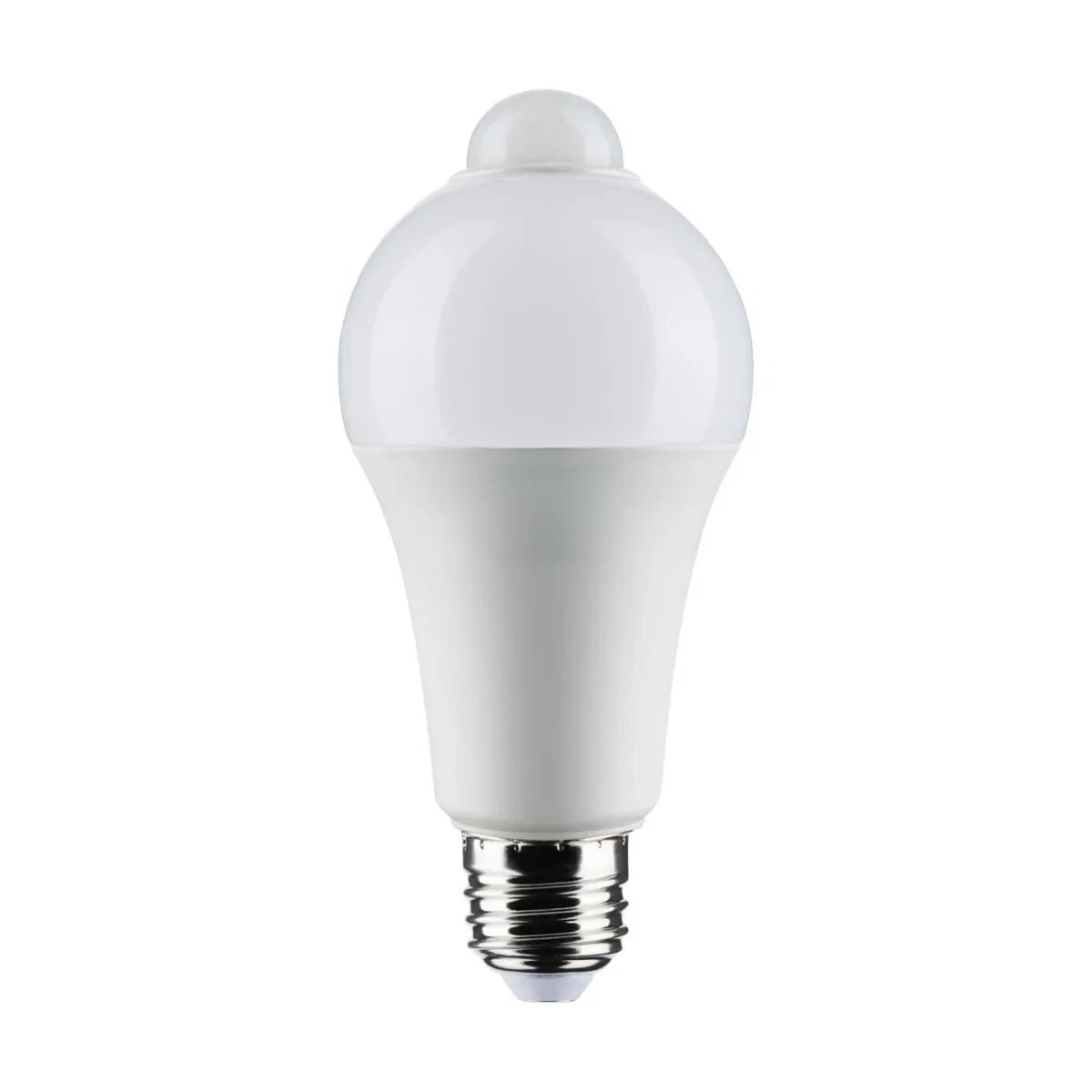 A19 LED Bulb with PIR Sensor, 12 Watts, 1050 Lumens, 5000K, E26 Medium Base, Frosted Finish - Bees Lighting