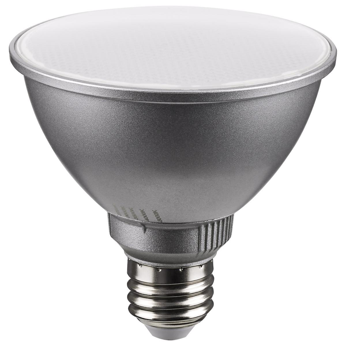 PAR30 Short Neck Reflector LED Bulb, 11 Watt, 1000 Lumens, Selectable CCT 2700K to 5000K, E26 Medium Base, 40 Deg. Flood