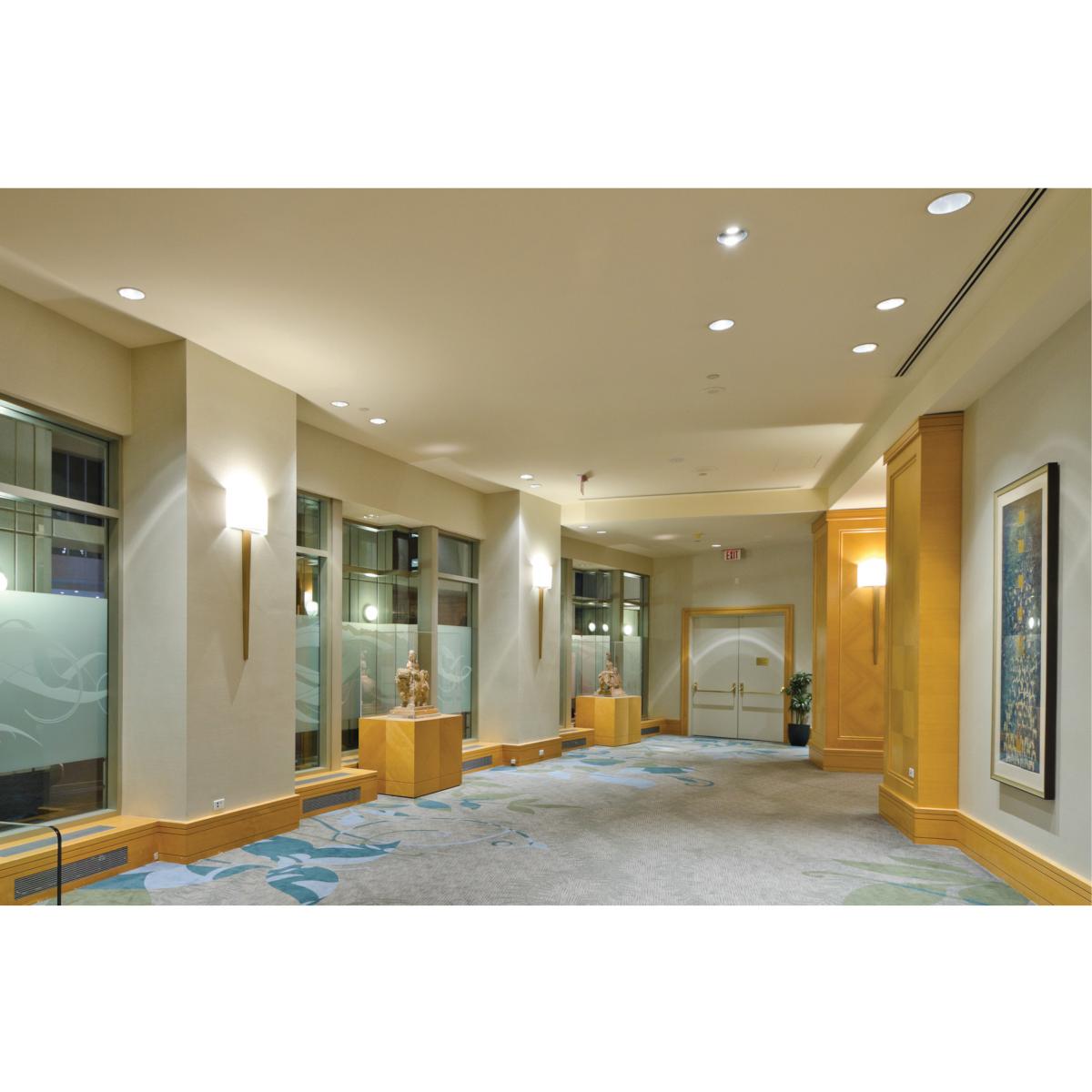 10" Commercial LED Downlight, 3500 Lm Adjustable, 5-CCT, Silver, 120-277V